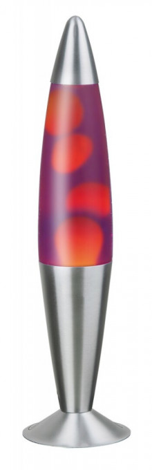 Lampadar Lollipop 4106, cu intrerupator, 1xE14, portocaliu+mov+gri, IP20, Rabalux