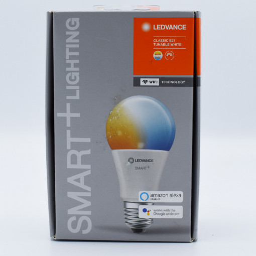 [Lichidare stoc]Bec led 9.5W Smart Plus, WiFi, E27, A75, 1055lm, dimabil (2700K - 6500K), Osram Ledvance