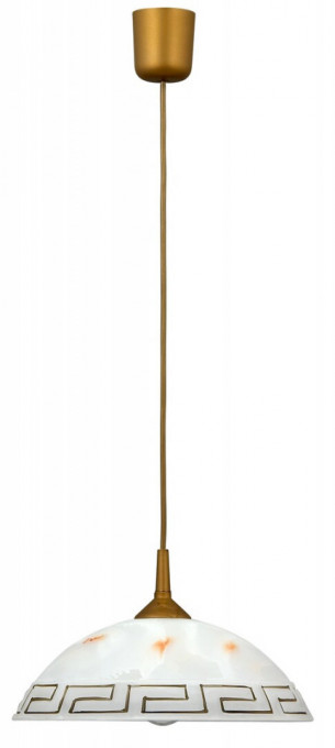 Pendul Etrusco 7652, 1xE27, auriu+alb, IP20, Rabalux