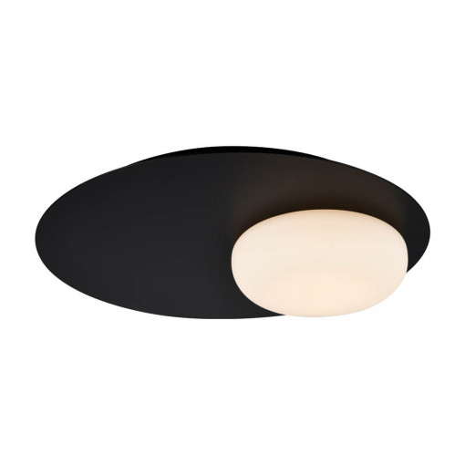 Plafoniera LED Petit KL100012, 12W, 780lm, lumina neutra, IP20, neagra+alba, Klausen