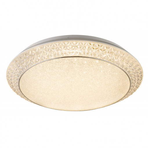 Plafoniera LED Ronja 41314-40, cu telecomanda, 40W, 2090lm, lumina calda+neutra+rece, IP20, alba, Globo Lighting