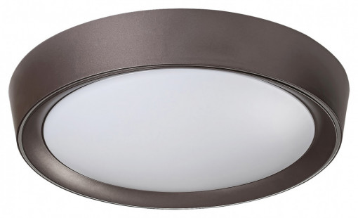 Plafoniera Mokka LED, metal, alb, maro, cu senzor de miscare, 2000 lm, temperatura de culoare ajustabila (3000-6000K), 2987, Rabalux