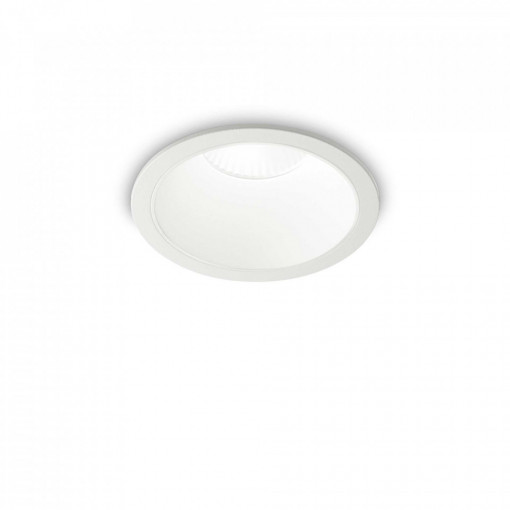 Spot LED Game 192291, rotund, incastrat, 11W, 1000lm, lumina calda, IP20, alb, Ideal Lux