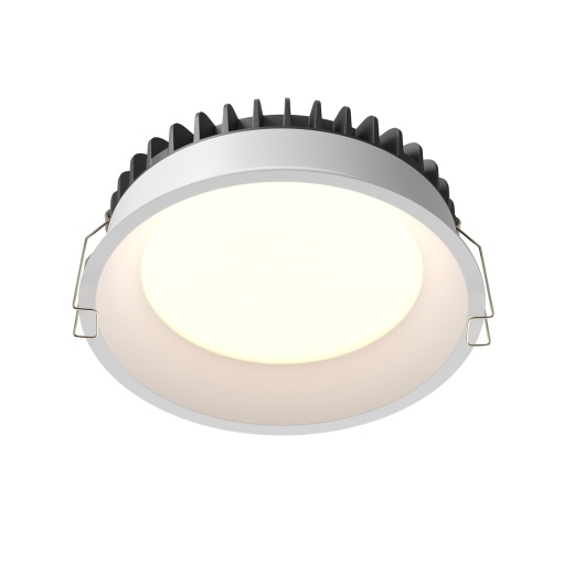 Spot LED Okno DL055-18W3-4-6K-W, incastrat, 18W, 1370lm, lumina calda+neutra+rece, IP44, alb, Maytoni