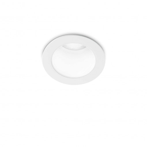 Spot LED Quark 258478, incastrabil, 8W, 720lm, lumina calda, IP20, alb, Ideal Lux