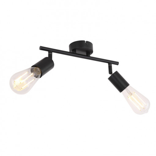 Spot Martha 54008-2, 2xE27, negru, IP20, Globo Lighting