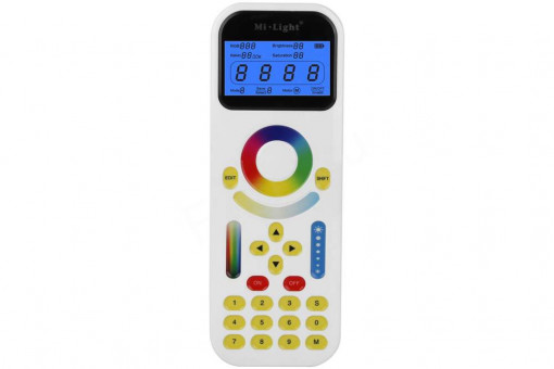 Telecomanda pentru spoturi pe sina, RGB+CCT, afisat LCD, 99 zone, Milight