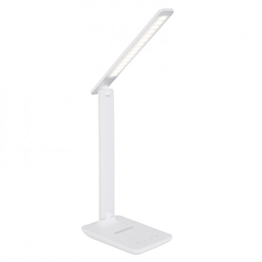 Veioza negru, imitatie piele, intrarupator, touchdimmer, culori reglabile, 400lm, temperatura de culoare ajustabila 3.000-4500-6.000K, 58400W, Globo [1]- savelectro.ro