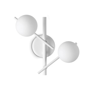 Aplice, Aplica Atlas 2xG9, lumina calda (3000 K), IP20, alba, Ideal Lux - savelectro.ro