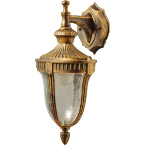 Corpuri de iluminat, Aplica California KL5479, 1xE27, bronz + sticla transparenta, metal + sticla, stil clasic, Klausen - savelectro.ro