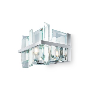 Aplica Cerezo MOD201WL-02N, 2xE14, crom+transparenta, IP20, Maytoni [3]- savelectro.ro