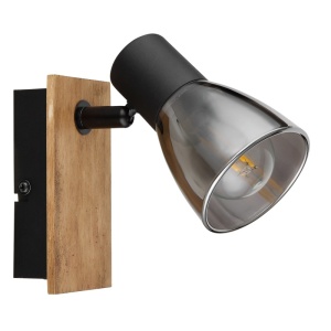 Aplica Claude, 1xE14, IP20, lemn maro inchis, Globo Lighting