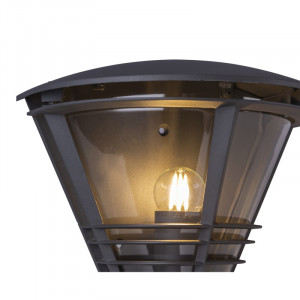 Aplica de exterior din aluminiu antracit deschis, 1 bec, dulie E27, 32093A, Globo [7]- savelectro.ro