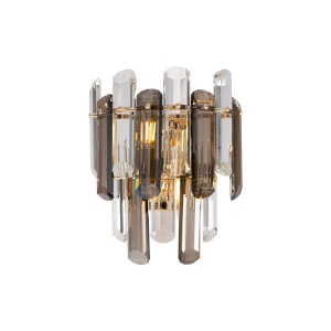 Aplica Flare DIA200WL-02G, 2xE14, aurie+transparenta, IP20, Maytoni [1]- savelectro.ro