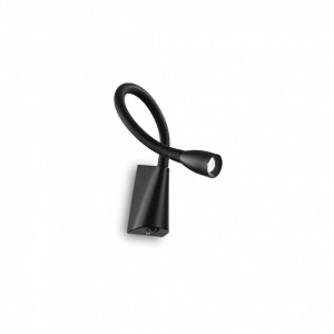 Aplica GOOSE AP, negru, 3W, 200 lm, lumina calda (3000K), 142692, Ideal Lux
