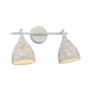 Aplice, Aplica interior Bell, 2xE14, alba, aurie, Klausen - savelectro.ro