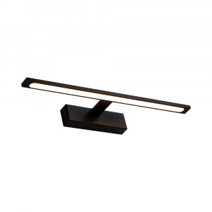 Aplica LED Aria, 12W, 900 lm, temperatura de culoare ajustabila(3000-6500K), cu intrerupator, neagra, metal, Braytron [1]- savelectro.ro