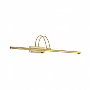 Corpuri de iluminat, Aplica LED Bow 121130, 7.98W, 600lm, lumina calda, aurie, IP20, Ideal Lux - savelectro.ro