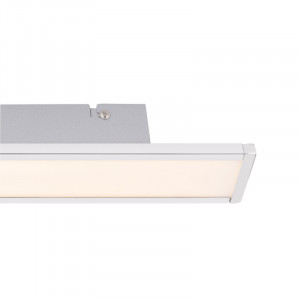 Aplica LED Burgos 41509-6, 6W, 200lm, lumina neutra, nichel mat+alba, IP44, Globo [5]- savelectro.ro