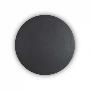 Aplica LED Cover 195759, 11W, 1100lm, lumina calda, neagra, IP20, Ideal Lux