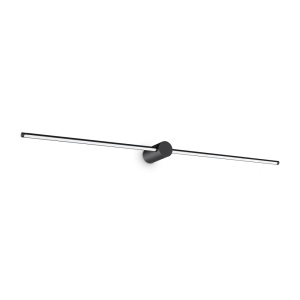 Aplica LED Essence Round D115 16W, lumina calda (3000 K), 1070lm, IP20, neagra, Ideal Lux