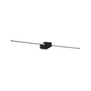Aplica LED Essence Square D075 12W, lumina calda (3000 K), 760lm, IP20, negru, Ideal Lux [1]- savelectro.ro