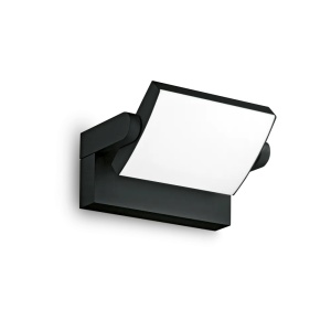 Aplice si felinare exterior, Aplica LED exterior Swipe 20.5W, 1390lm, lumina calda (3000 K), IP54, neagra, Ideal Lux - savelectro.ro