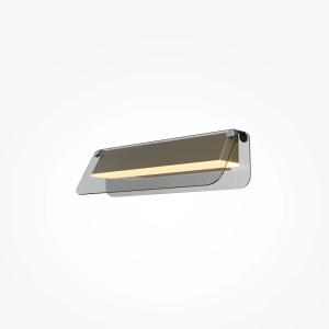 Aplice LED, Aplica LED Flat, 6W, lumina calda (3000K), neagra, alama, Maytoni - savelectro.ro