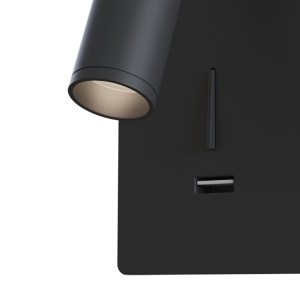 Aplica LED Mirax C041WL-L3B3K, 3W, 200lm, lumina calda, IP20, neagra, Maytoni [5]- savelectro.ro