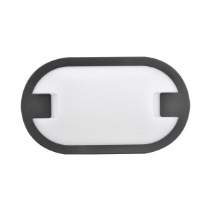 Aplica LED pentru exterior Elp, 15W, 1450lm, lumina calda (3000K), gri, Braytron [3]- savelectro.ro