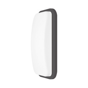 Aplica LED pentru exterior Elp, 15W, 1460lm, lumina rece (6500K), gri, alba, Braytron [1]- savelectro.ro