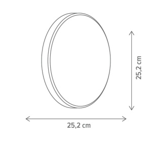 Aplica LED Roly 15W, 15W, temperatura de culoare ajustabila(3000-6000 K), neagra, Klausen [2]- savelectro.ro