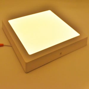 Aplica LED SMD 24W patrata, 1850 lm, IP20, lumina calda (3000K), 300x300mm, alba, Braytron