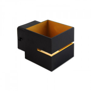 Aplica neagra, aurie, 1 bec, dulie G9, IP20, Masterled [1]- savelectro.ro