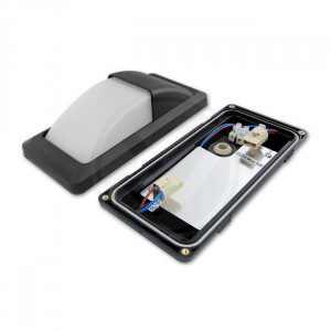 Aplica pentru exterior, neagra, 2 becuri, dulie G9, IP65, Masterled [6]- savelectro.ro