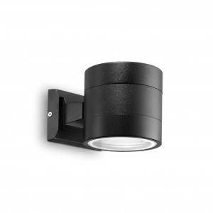 Corpuri de iluminat exterior, Aplica pentru exterior SNIF, rotund, negru, 1 bec, dulie G9, 061450, Ideal Lux - savelectro.ro