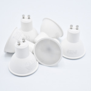 Set 6 becuri LED GU10 4.5W (35W), 400 lm, 100 grade, lumina rece (6500K), V-TAC