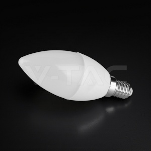 Becuri LED E14, Bec LED 5.5W, E14, lumina neutra (4000 K), 470lm, dimabil, V-TAC - savelectro.ro