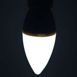 Bec LED 5W(35W) Braytron, C37, E14, 6500 K, 450 lm, lumina rece(6500 K), clasa energetica F [3]- savelectro.ro
