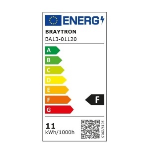 Bec LED E27 11W, lumina rece (6500 K), 1055 lm, A60, Braytron [5]- savelectro.ro