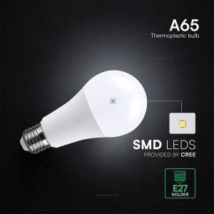 Bec LED E27 15W(100W), 1521 lm, lumina rece (6500K), cip CREE, garantie 6 ani, V-TAC [4]- savelectro.ro