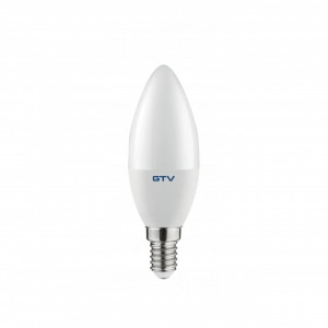 Becuri, Bec LED lumanare 8W(50W) GTV, C37, E14, 720 lm, lumina calda (3000 K), clasa energetica F - savelectro.ro