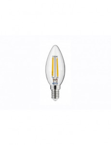 Becuri, Bec LED Vintage 4W(35W) GTV, E14, 400 lm, lumina calda (3000 K), clasa energetica F - savelectro.ro