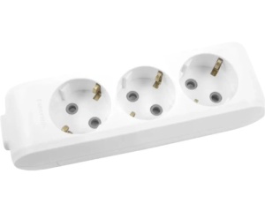 Prelungitoare Electrice, Bloc 3 prize X-tendia Panasonic, Alb - savelectro.ro