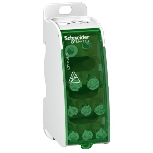 Accesorii Sigurante, Bloc distributie repartitor etajat Schneider Electric LGY125014, 1P, 125A, 10 gauri, cu surub - savelectro.ro