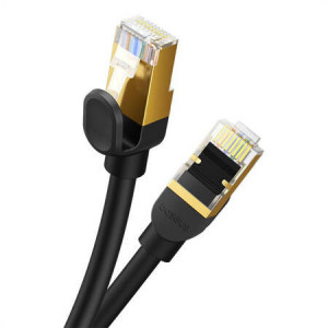 Cablu de rețea Ethernet RJ45, cat.8, 40Gbps, 15 m, negru, Baseus [4]- savelectro.ro