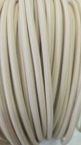 Cablu textil, Cablu Textil Bej 2x0,75 - savelectro.ro