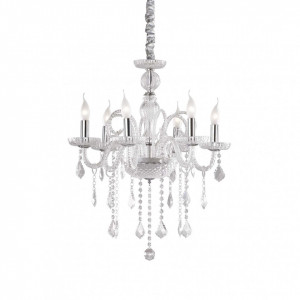 Candelabru Giudecca 027821, 6xE14, transparent, IP20, Ideal Lux [2]- savelectro.ro