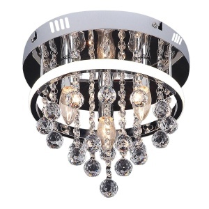 Candelabru LED Pallas 20W + 3xE14, 1340 lm, lumina neutra (4000K), IP20, alb+crom, Rabalux