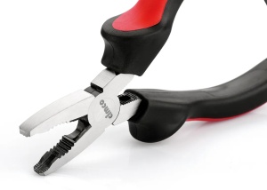 Cleste combinat CIMCO 10-0352, 160 mm, otel calit, maner bimaterial, rezistent la socuri [2]- savelectro.ro